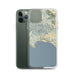 Custom Avila Beach California Map Phone Case in Woodblock