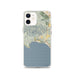 Custom iPhone 12 Avila Beach California Map Phone Case in Woodblock