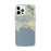 Custom iPhone 12 Pro Max Avila Beach California Map Phone Case in Woodblock