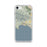 Custom iPhone SE Avila Beach California Map Phone Case in Woodblock