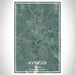 Avinger Texas Map Print Portrait Orientation in Afternoon Style With Shaded Background