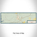 Flat View of Map Custom Avinger Texas Map Enamel Mug in Woodblock