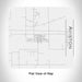 Rendered View of Aviston Illinois Map Engraving on 17oz Stainless Steel Insulated Tumbler in White