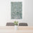 24x36 Avondale Arizona Map Print Portrait Orientation in Afternoon Style Behind 2 Chairs Table and Potted Plant
