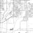 Avondale Arizona Map Print in Classic Style Zoomed In Close Up Showing Details