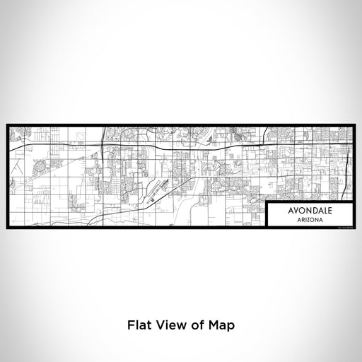 Flat View of Map Custom Avondale Arizona Map Enamel Mug in Classic