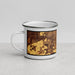 Left View Custom Avondale Arizona Map Enamel Mug in Ember