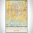Avondale Arizona Map Print Portrait Orientation in Woodblock Style With Shaded Background