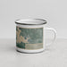Right View Custom Azle Texas Map Enamel Mug in Afternoon