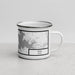 Right View Custom Azle Texas Map Enamel Mug in Classic