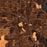 Azle Texas Map Print in Ember Style Zoomed In Close Up Showing Details