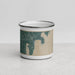 Front View Custom Baileys Harbor Wisconsin Map Enamel Mug in Afternoon