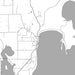 Baileys Harbor Wisconsin Map Print in Classic Style Zoomed In Close Up Showing Details