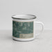 Right View Custom Bainbridge Georgia Map Enamel Mug in Afternoon