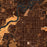 Bainbridge Georgia Map Print in Ember Style Zoomed In Close Up Showing Details