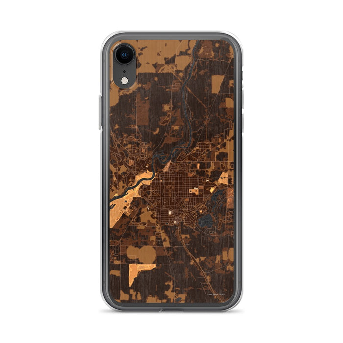 Custom Bainbridge Georgia Map Phone Case in Ember