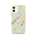 Custom Bainbridge Georgia Map iPhone 12 Phone Case in Woodblock