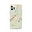 Custom Bainbridge Georgia Map iPhone 12 Pro Phone Case in Woodblock