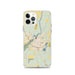 Custom Bainbridge Georgia Map iPhone 12 Pro Phone Case in Woodblock