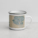 Right View Custom Bainbridge Island Washington Map Enamel Mug in Afternoon