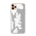 Custom iPhone 11 Pro Max Bainbridge Island Washington Map Phone Case in Classic