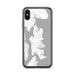 Custom iPhone X/XS Bainbridge Island Washington Map Phone Case in Classic