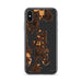 Custom iPhone X/XS Bainbridge Island Washington Map Phone Case in Ember