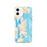 Custom iPhone 12 Bainbridge Island Washington Map Phone Case in Watercolor