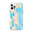 Custom iPhone 12 Pro Max Bainbridge Island Washington Map Phone Case in Watercolor