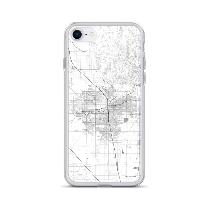 Custom Bakersfield California Map iPhone SE Phone Case in Classic