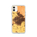 Custom Bakersfield California Map Phone Case in Ember