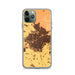 Custom Bakersfield California Map Phone Case in Ember