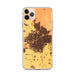 Custom Bakersfield California Map Phone Case in Ember