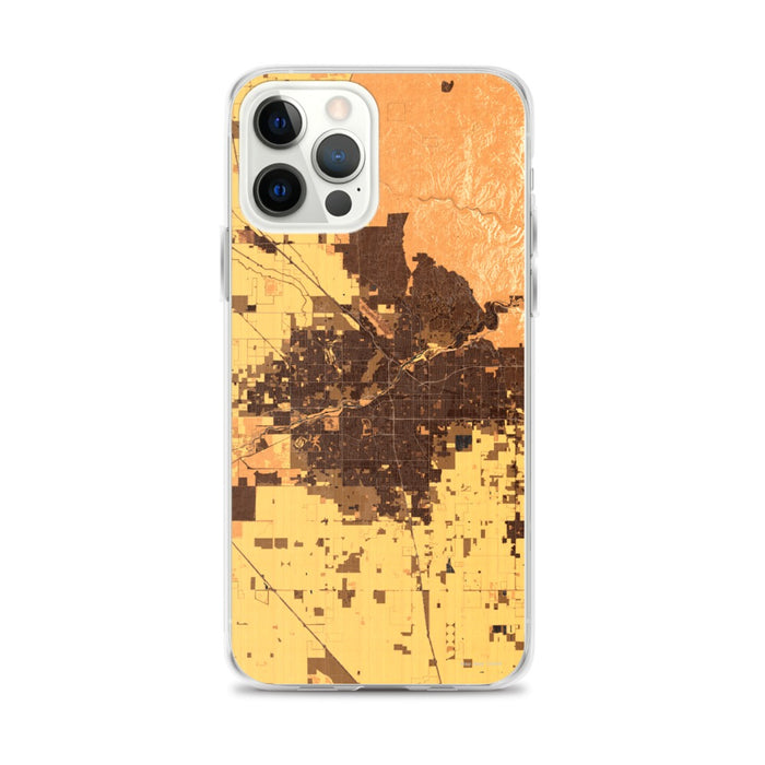 Custom Bakersfield California Map iPhone 12 Pro Max Phone Case in Ember