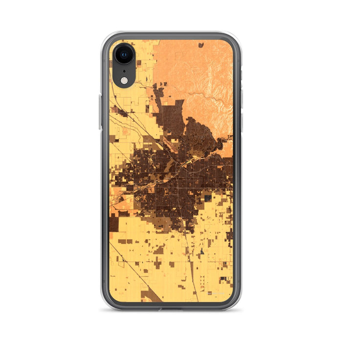 Custom Bakersfield California Map Phone Case in Ember