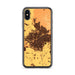 Custom Bakersfield California Map Phone Case in Ember