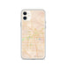 Custom Bakersfield California Map Phone Case in Watercolor
