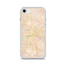Custom Bakersfield California Map iPhone SE Phone Case in Watercolor