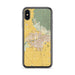 Custom Bakersfield California Map Phone Case in Woodblock