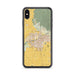 Custom Bakersfield California Map Phone Case in Woodblock