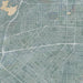 Baldwin Park California Map Print in Afternoon Style Zoomed In Close Up Showing Details