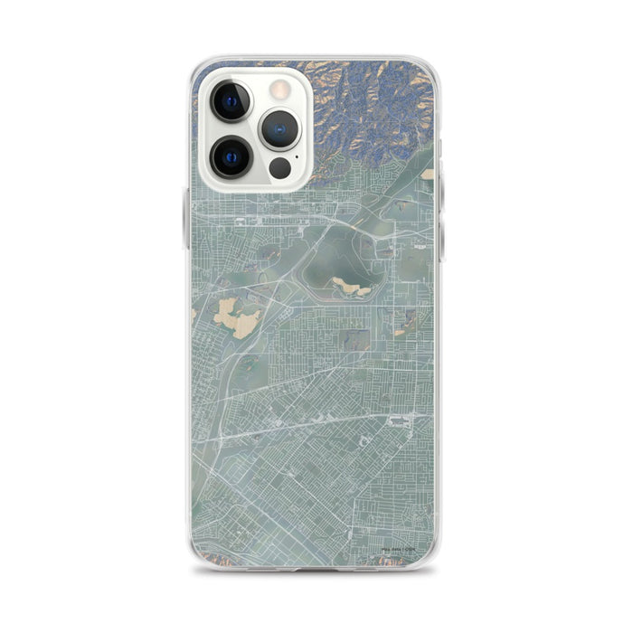Custom iPhone 12 Pro Max Baldwin Park California Map Phone Case in Afternoon