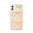Custom iPhone 11 Baldwin Park California Map Phone Case in Watercolor