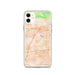 Custom iPhone 11 Baldwin Park California Map Phone Case in Watercolor