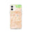 Custom iPhone 12 Baldwin Park California Map Phone Case in Watercolor
