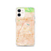 Custom iPhone 12 Baldwin Park California Map Phone Case in Watercolor
