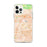 Custom iPhone 12 Pro Max Baldwin Park California Map Phone Case in Watercolor