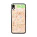 Custom iPhone XR Baldwin Park California Map Phone Case in Watercolor