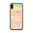 Custom iPhone X/XS Baldwin Park California Map Phone Case in Watercolor