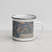 Right View Custom Baldy Cinco Colorado Map Enamel Mug in Afternoon